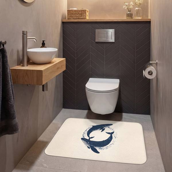 WC-VORLEGER Wale 90 x 60 cm