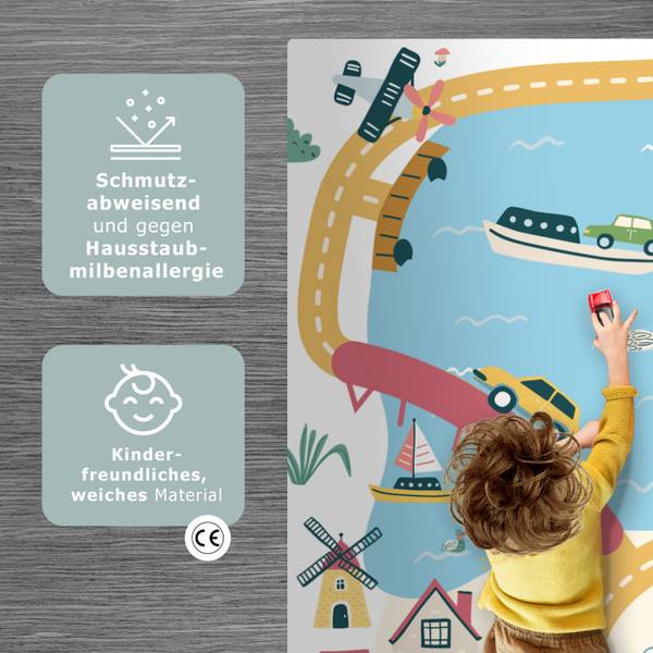 KINDERTEPPICH Abenteuer 120 x 180 cm