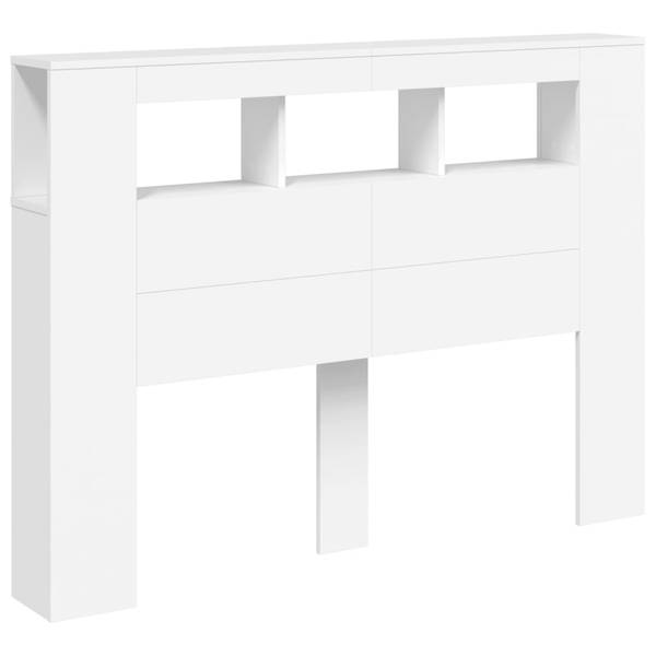 LED Kopfteil 3033086 Weiß - Breite: 140 cm