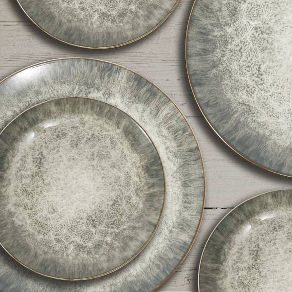 Serviesset Elysian - 12-Delig groen - porselein - 27 x 3 x 27 cm