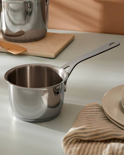 Topf Pots&Pans Silber - Polyamid - 2 x 14 x 16 cm