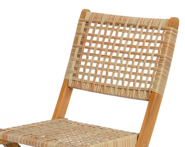 Gartenstühle CURITIBA 2er Set Braun - Massivholz - 48 x 85 x 54 cm