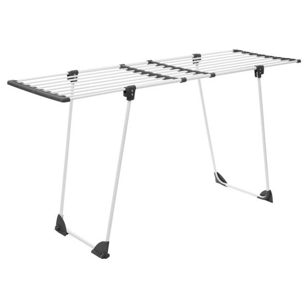Zusammenklappbarer Wäscheständer SINAI Weiß - Metall - 56 x 88 x 180 cm