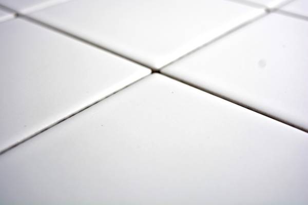 Mosaikfliesen 23-0111 Weiß - Keramik - 30 x 30 x 30 cm