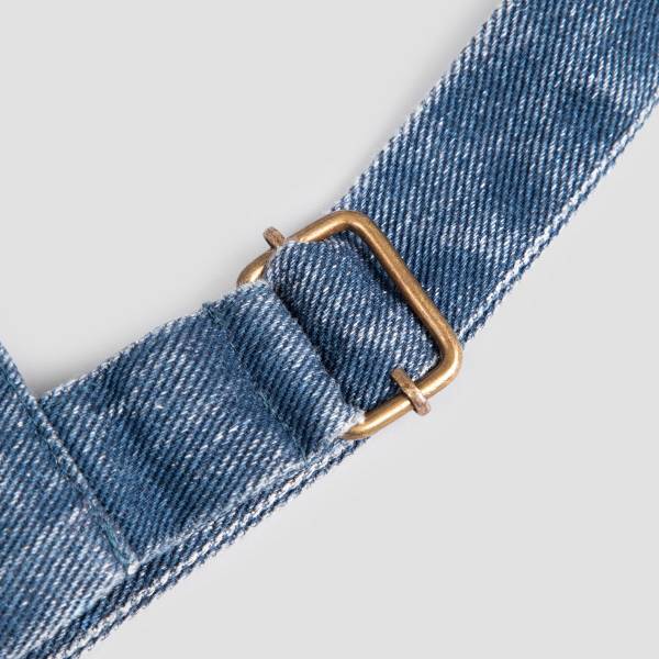 Küchenschürze NASH Blau - Textil - 60 x 1 x 80 cm