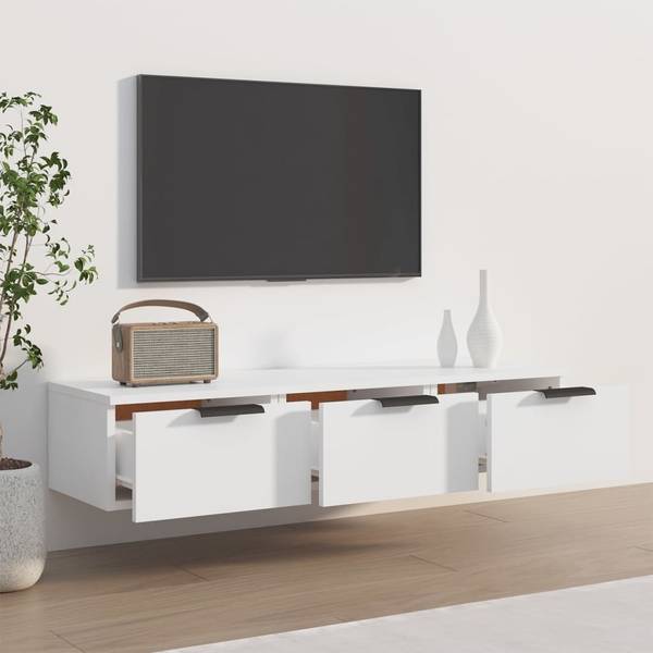 Wandschrank 3015377 Weiß - Holzwerkstoff - 102 x 20 x 30 cm
