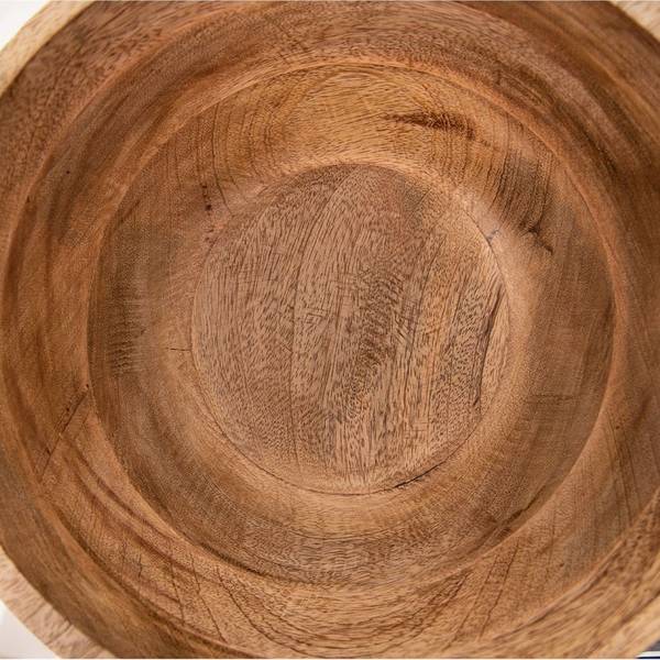 Schüssel 120286 Braun - Massivholz - 25 x 13 x 25 cm