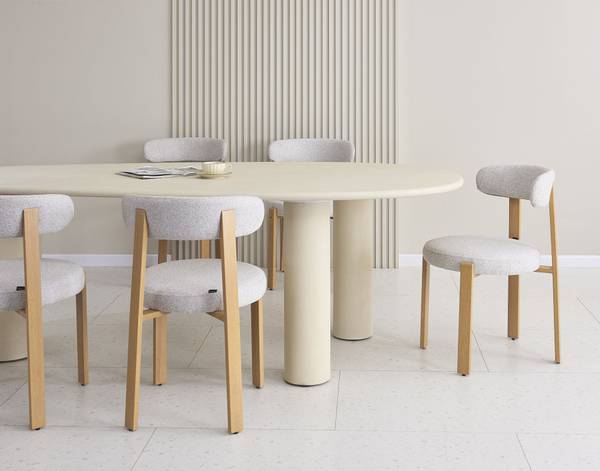 Esstisch INNATIONS Grau - Holzwerkstoff - 230 x 76 x 120 cm