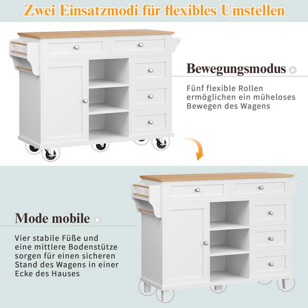 Küchenwagen CHANGEZoom Ⅳ Weiß