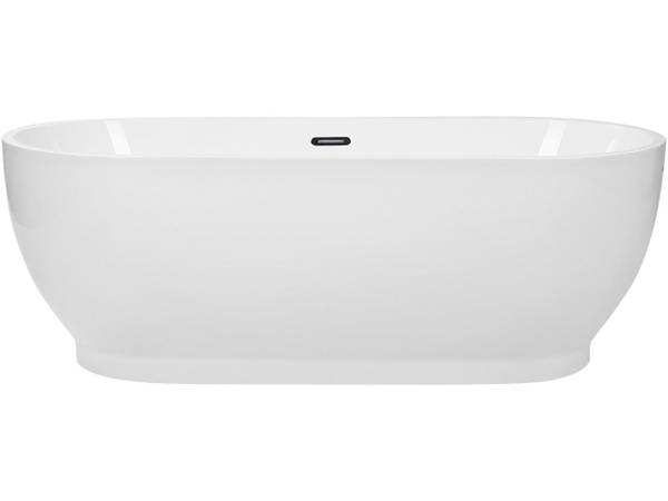 Baignoires autoportantes LEVERA Argenté - Blanc - Textile - 78 x 60 x 78 cm