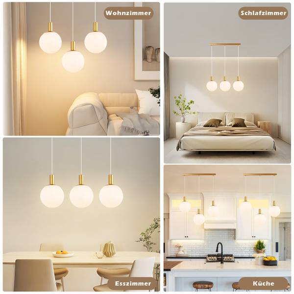 Hanglamp Litchfield wit - metaal - 20 x 182 x 70 cm