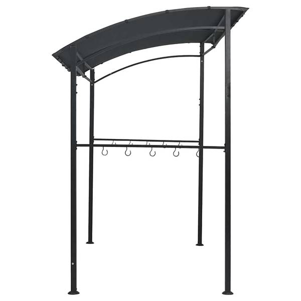 Belvédère de barbecue 48603 Gris - Polyester - Acier - 150 x 220 x 215 cm