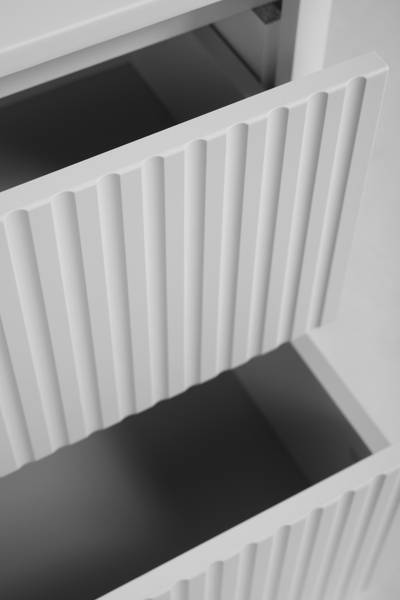Badezimmerschrank Rhein I Weiß - Breite: 101 cm