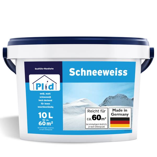 Wandfarbe 800499 Weiß - Kunststoff - 35 x 30 x 43 cm