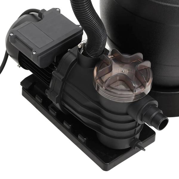 Filtre à sable 93396 Noir - Acier - ABS - 30 x 65 x 45 cm