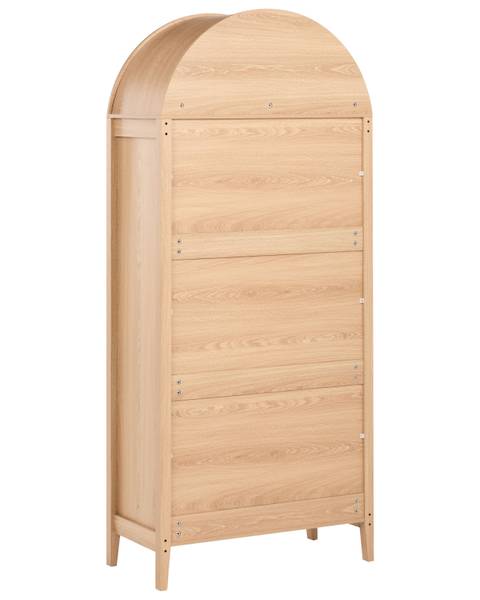 Vitrine MONTREAL Braun - Bambus - 78 x 180 x 39 cm
