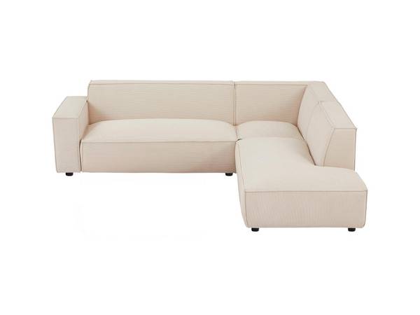 Sofa BORORE Beige - Textil - 231 x 75 x 256 cm