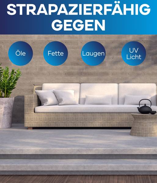 Betonfarbe P_800085 (2er-Set) Grau - Kunststoff - 29 x 26 x 38 cm