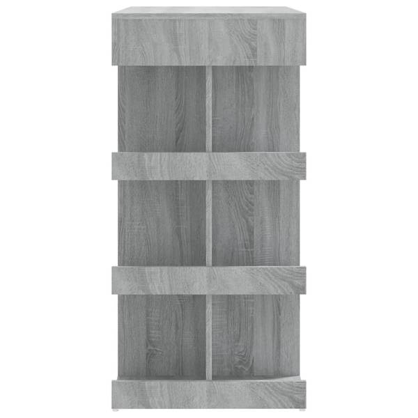 Bartisch XT427 Grau - Holz teilmassiv - 50 x 102 x 100 cm