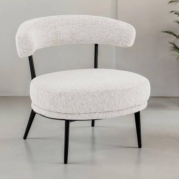 Loungesessel MANAO Beige - Polyester - 62 x 68 x 68 cm