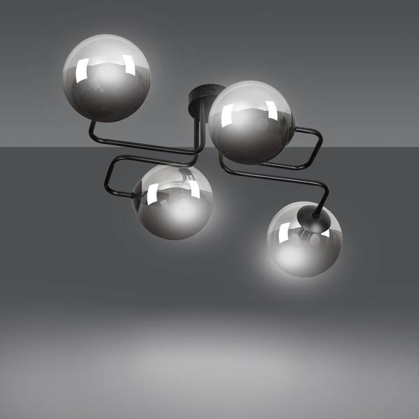 Pendelleuchte VK86818473 Schwarz - Stahl - 1 x 32 x 1 cm