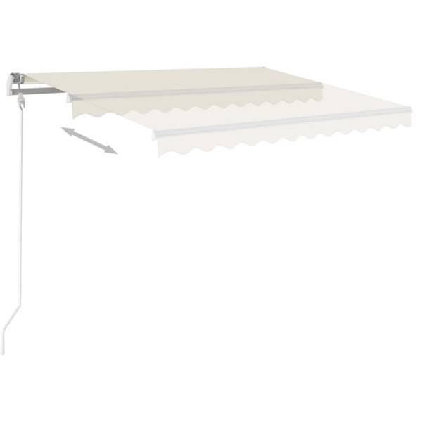 Markise 3006539-1 Weiß - Polyester - Aluminium - 250 x 1 x 350 cm