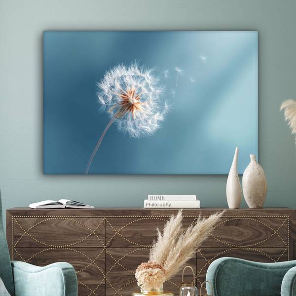 CANVAS SCHILDERIJ Paardenbloem 150 x 100 cm