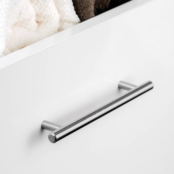 Möbelgriff Orlando 10er-Set Silber - Metall - 1 x 4 x 27 cm