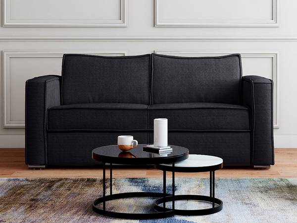 Schlafsofa LORETO Schwarz