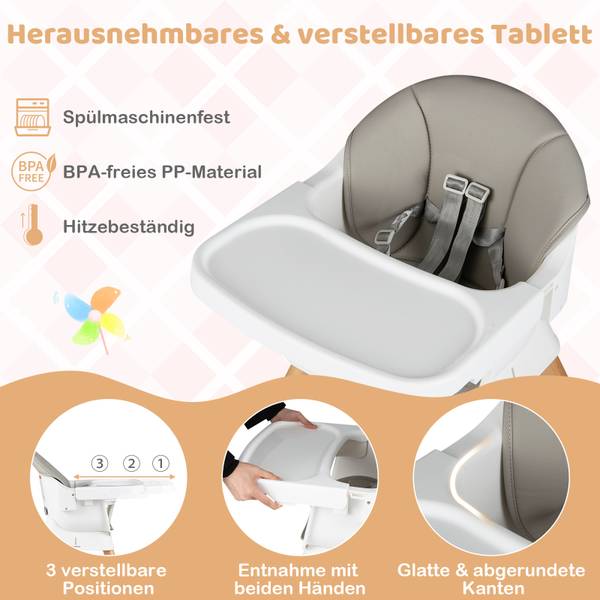 Hochstuhl NQ32294 Grau