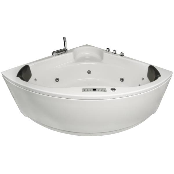 PREMIUM Indoor Whirlpool Futuna Weiß - Polyacryl - 140 x 62 x 140 cm