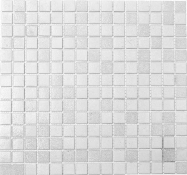 Mosaikfliesen 52-0103 Weiß - Glas - 31 x 33 x 33 cm