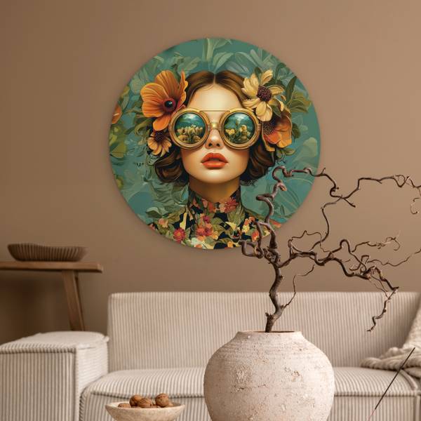 BILD Frau 60 x 60 cm