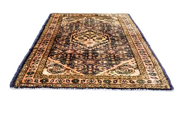 Orientteppich Nomadic Blau - Wolle - 68 x 1 x 95 cm