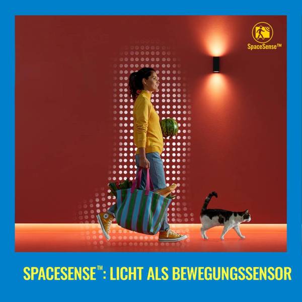 Deckenleuchte SuperSlim Weiß - ABS - 22 x 4 x 22 cm
