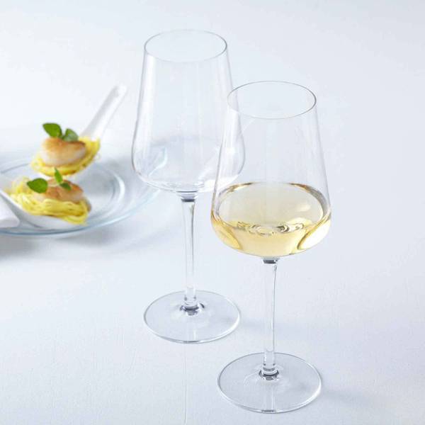 Weißweingläser Puccini 12er Set Kristallglas - 7 x 24 x 7 cm