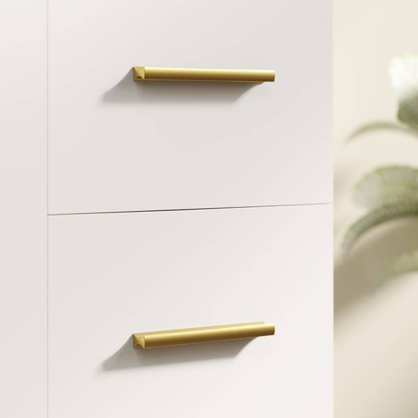 Badezimmerschrank 834-824V90WT Weiß - Holzwerkstoff - 30 x 65 x 70 cm