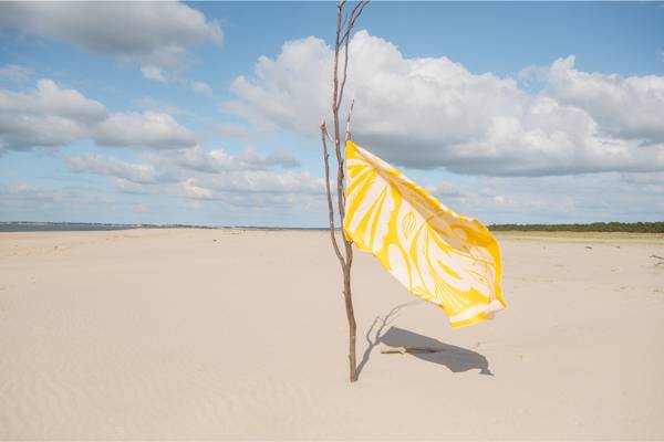 Baumwolldecke LINO Gelb