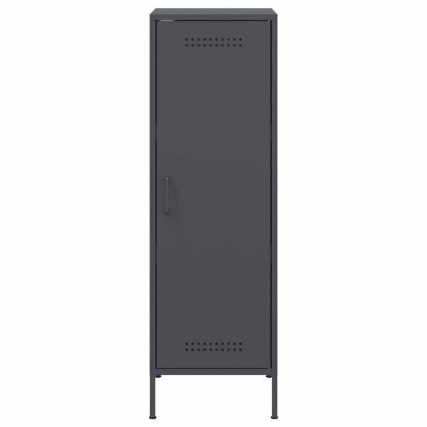 Highboard DE9102 Grau - Metall - 39 x 113 x 36 cm