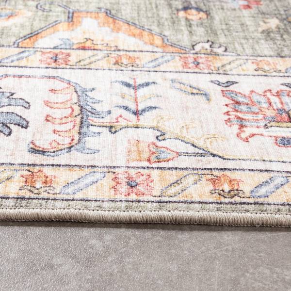 Teppich Santo Medallion Petrol - 80 x 150 cm