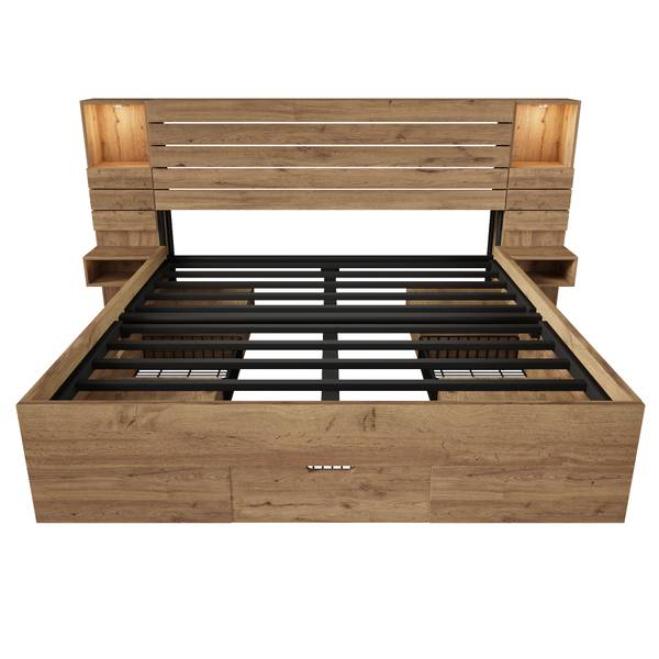 Lit en bois MUDZoom Ⅱ Largeur de la surface de couchage : 180 cm