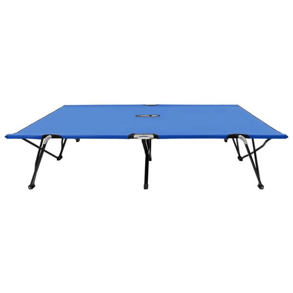 Sonnenliege 3004998 Blau - Stahl - 125 x 40 x 193 cm