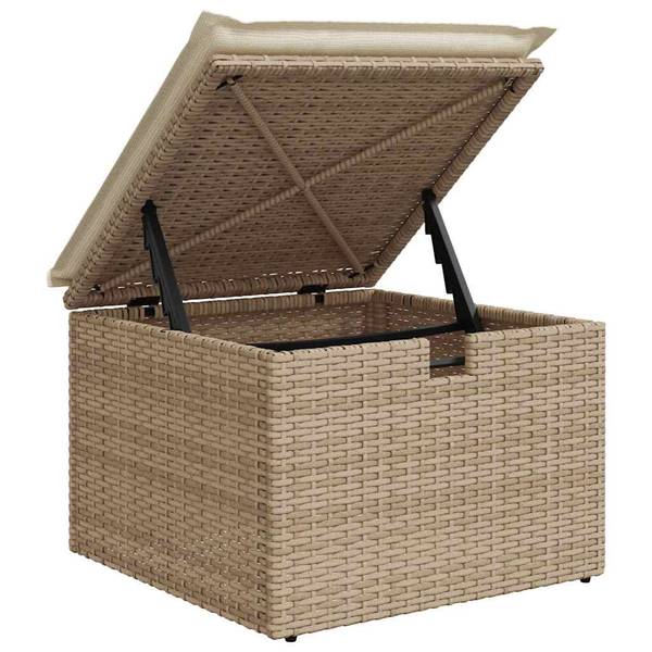 Garten-Lounge-Set 3036405-4 7-teilig Beige - Creme