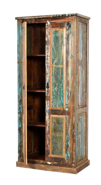 RIVERBOAT Garderobenschrank Massivholz - 80 x 180 x 45 cm