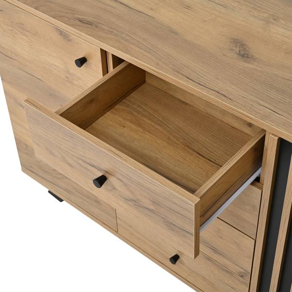 Sideboard Breaker Braun - Holzwerkstoff - 120 x 75 x 38 cm