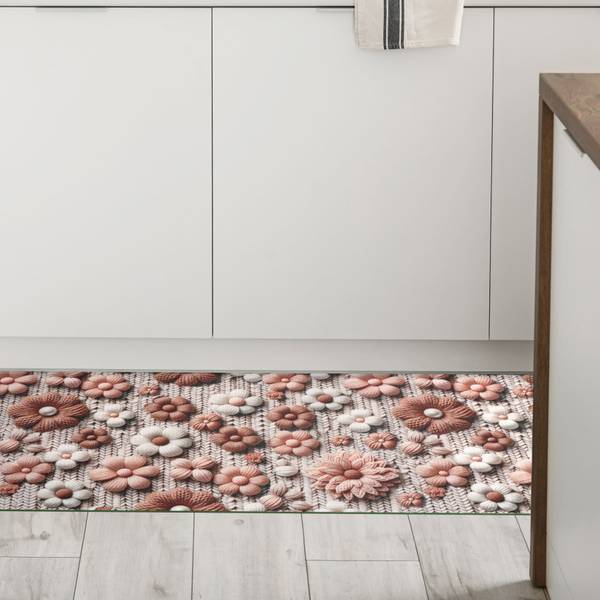 Küchenläufer Blumen Tiefe: 300 cm