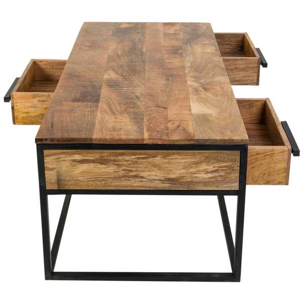 Couchtisch 4523227347 Braun - Metall - 119 x 48 x 61 cm