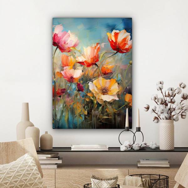 LEINWANDBILD Blumen 60 x 80 cm