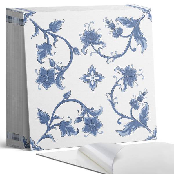Vinylfliese BlumeHinte 20er-Set 20 x 20 cm