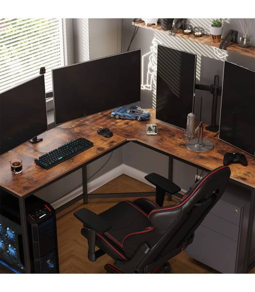 Eckschreibtisch Buxy I Braun - Breite: 149 cm